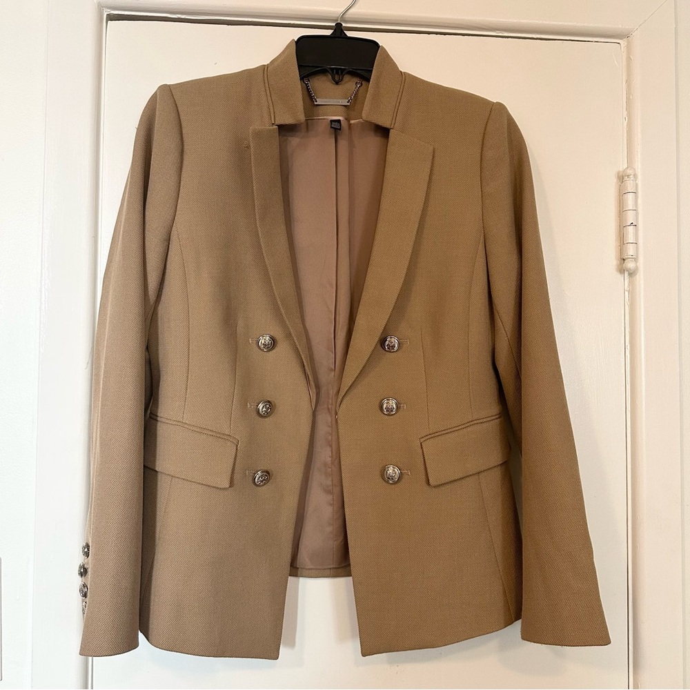 White House Black Market Tan Blazer - Picture 2 of 11